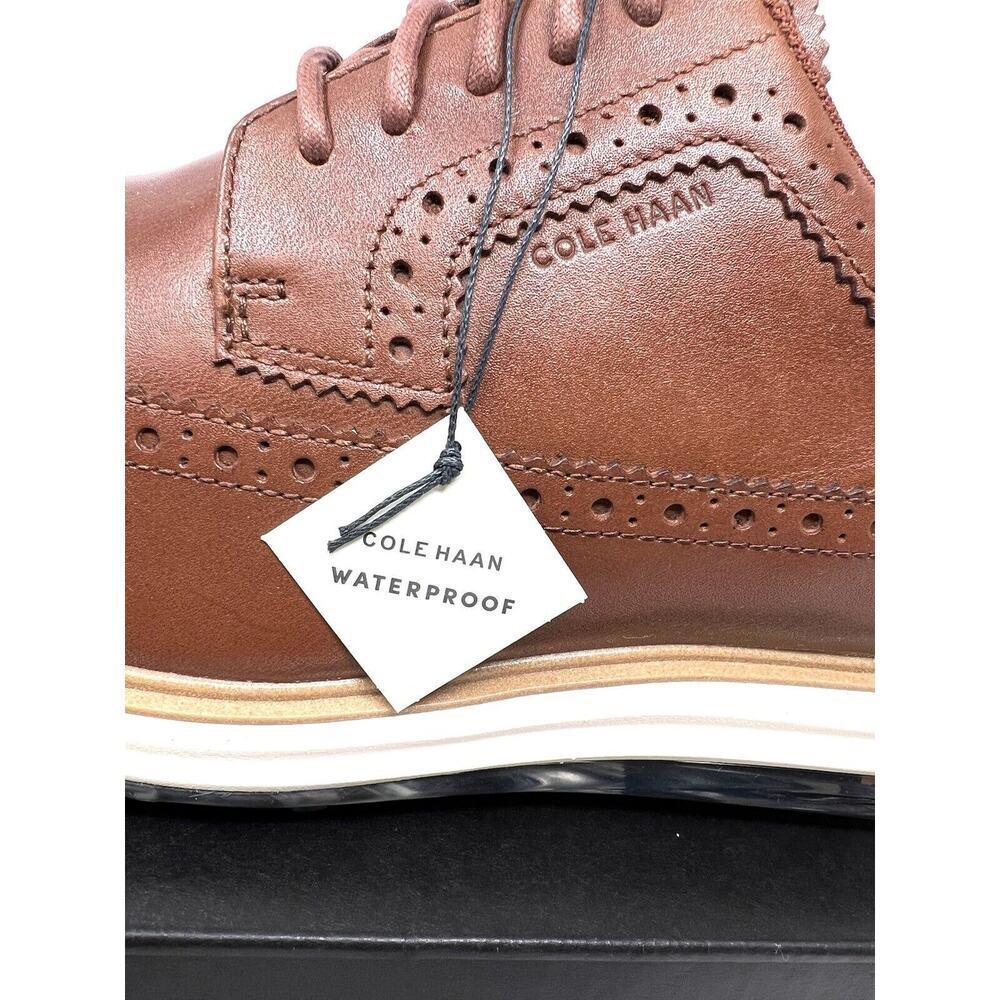 Cole Haan Original Grand Tour Oxford Golf Shoes Wing Tips Mens Size 10.5 C36898 - Picture 5 of 14